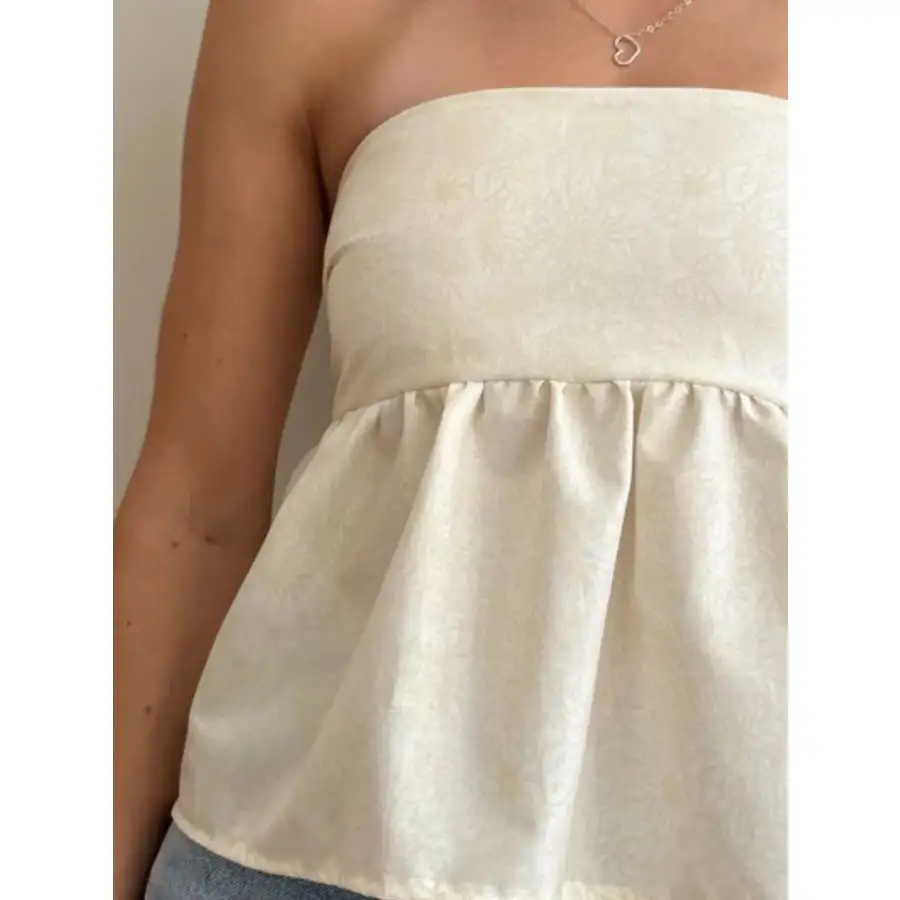 Tie Back Tube Top