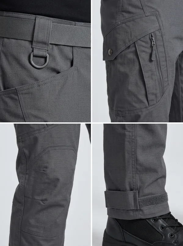 Men's Tactical Multi-Pocket Ripstop Cargo Pants