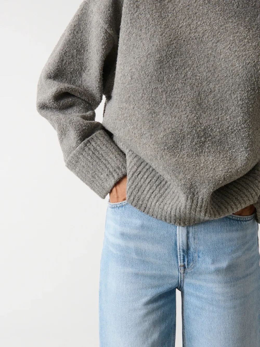 Slight Stretch Oversized Jumper