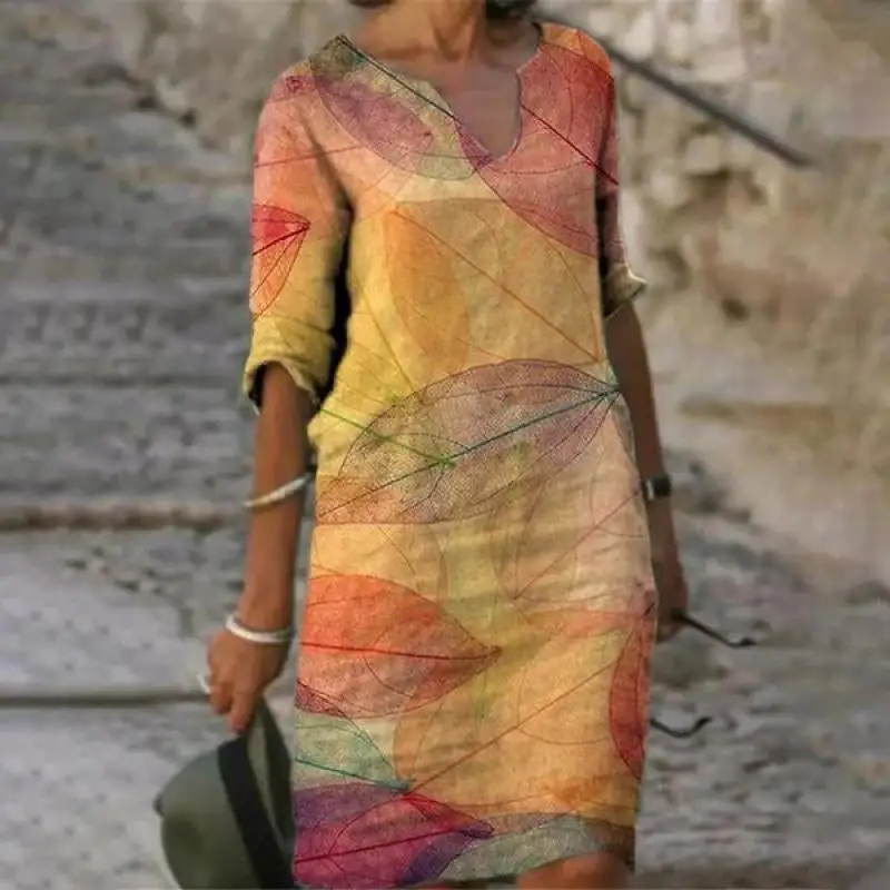 Women's Floral Evening Dress