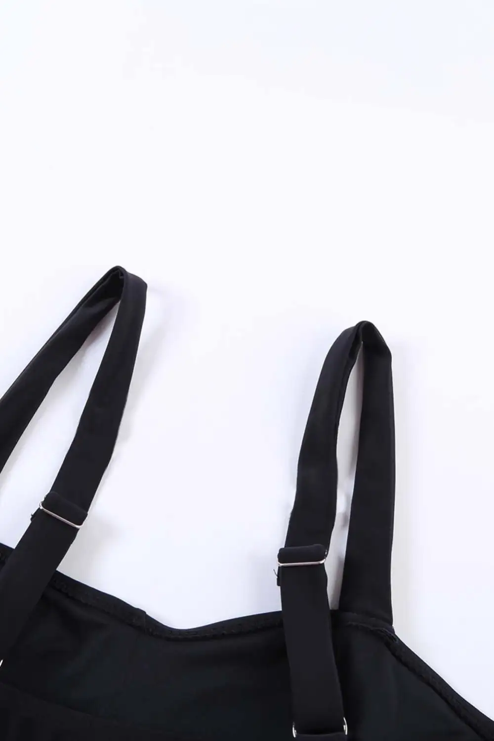 Solid Pleated Flared Basic Active One Pieces Swimsuits Swimwear