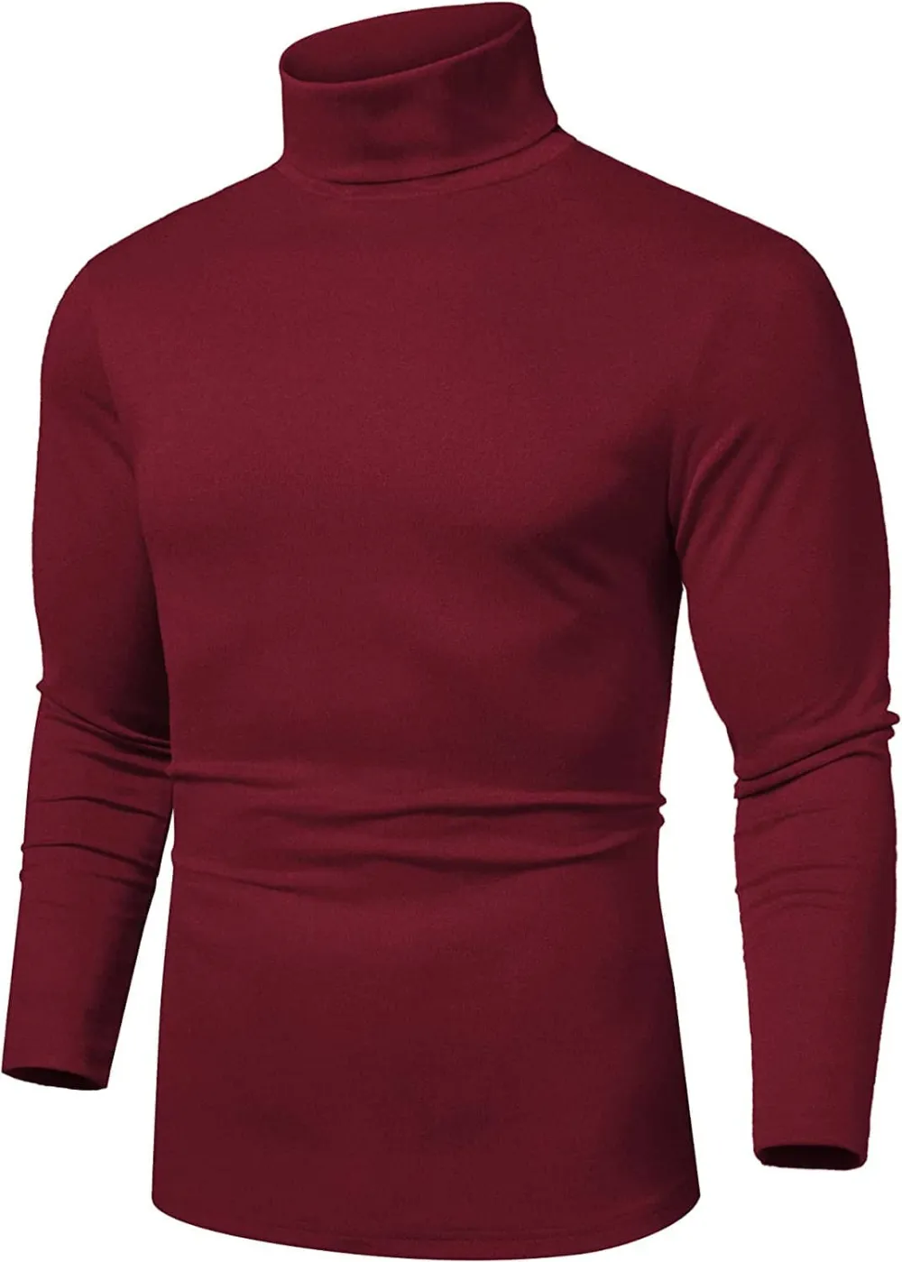Slim Fit Basic Turtleneck Knitted Pullover Sweaters Jeans