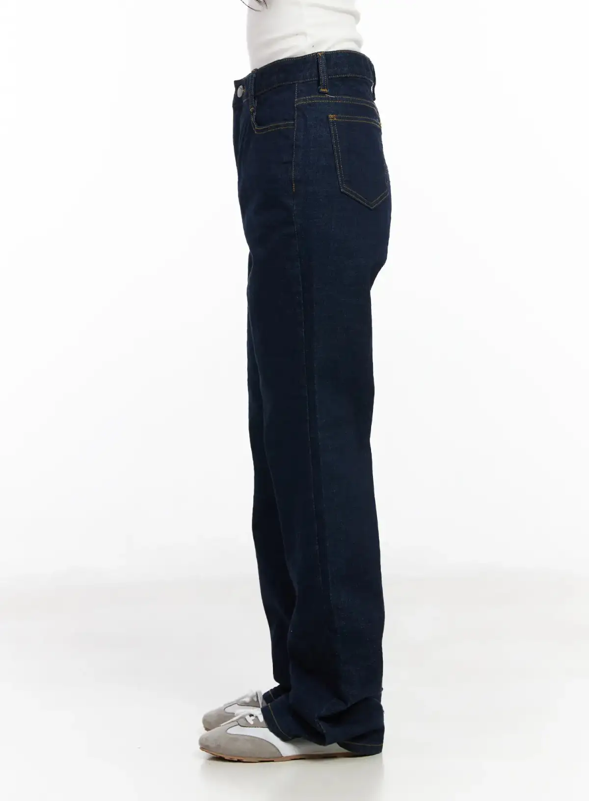 Solid Bootcut Jeans