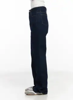 Solid Bootcut Jeans