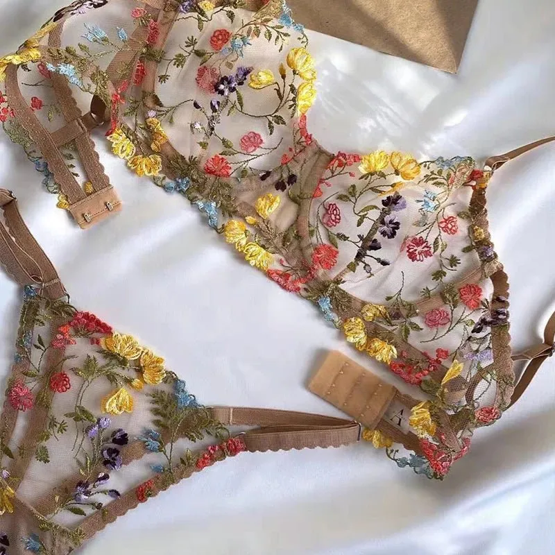 Contour Floral Lingerie Set