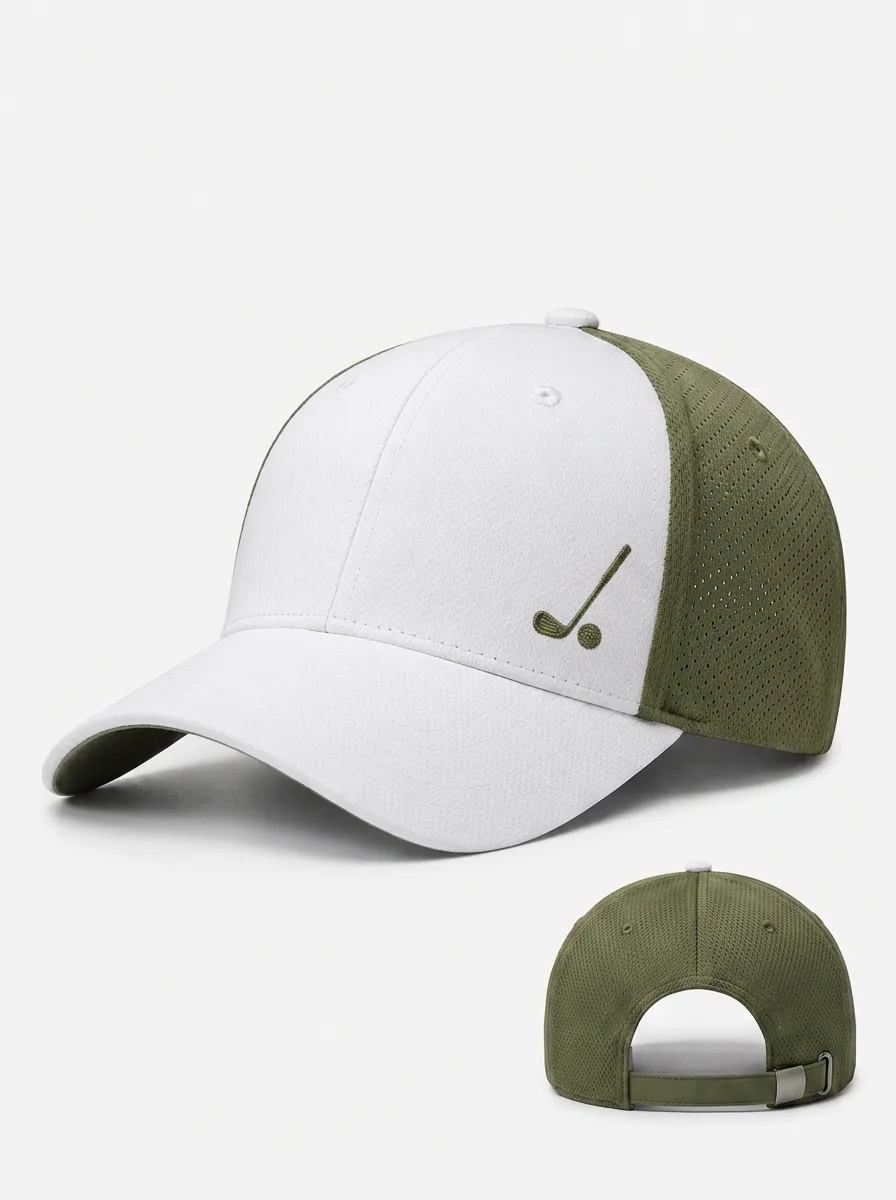 Men's Golf Lover Club Icon Printed Mesh Cap