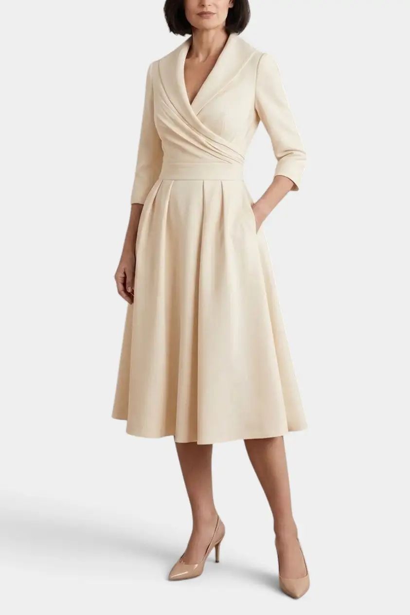 A-Line Midi Dress