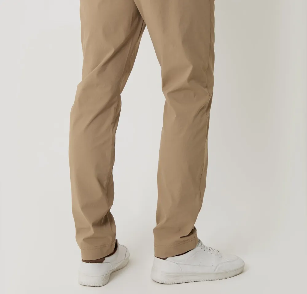 Stone Slim-Fit Stretch Pants