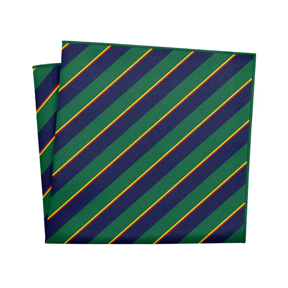 Understated Tailored Striped Pocket Square