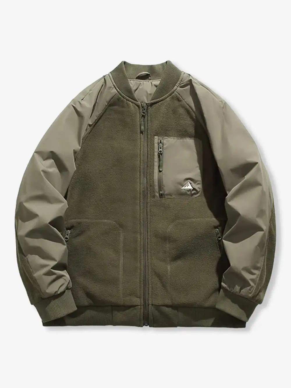 Men's Quilted Padded Bomber Jacket