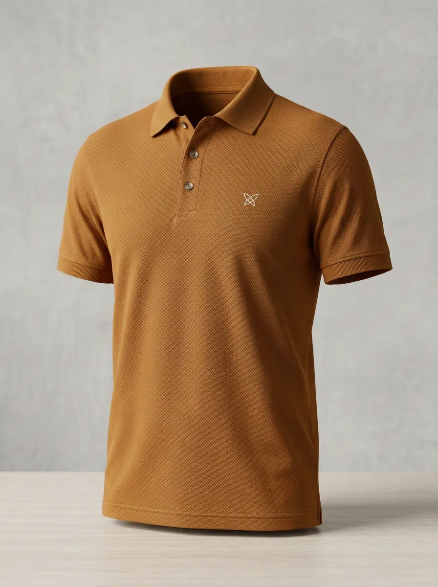Refined -Detail Men's Polo Shirt