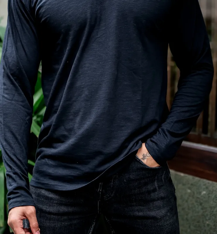 Black  Floral Rayon Button-Down Shirt