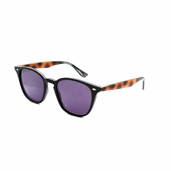 Amber Lens Round Smoke Lens Keyhole Full Magnification Reading Sunglasses