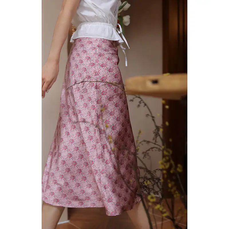 Chic Simple Everyday Casual Floral Skirt