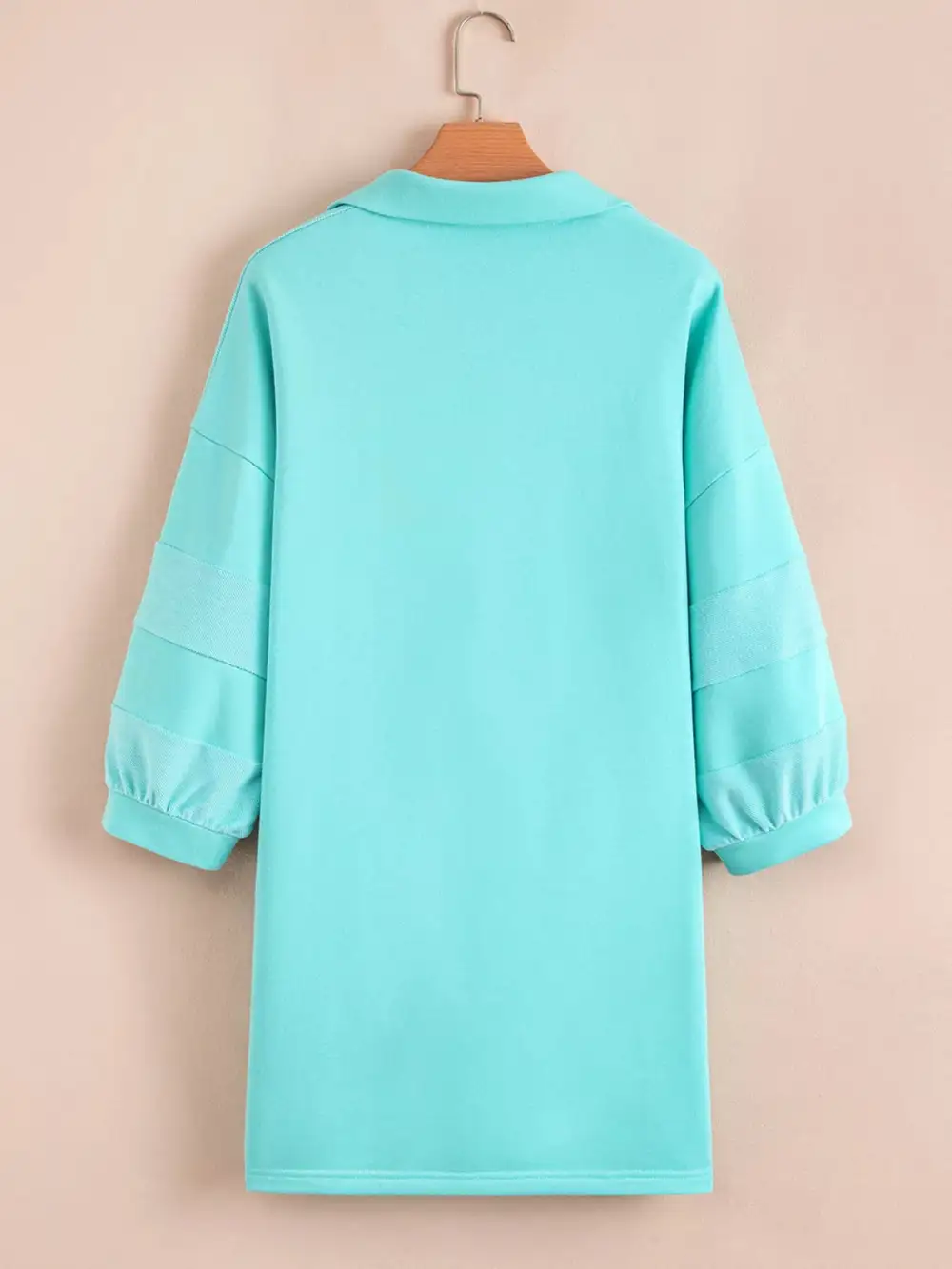 Pocketed Collared Mini Dress