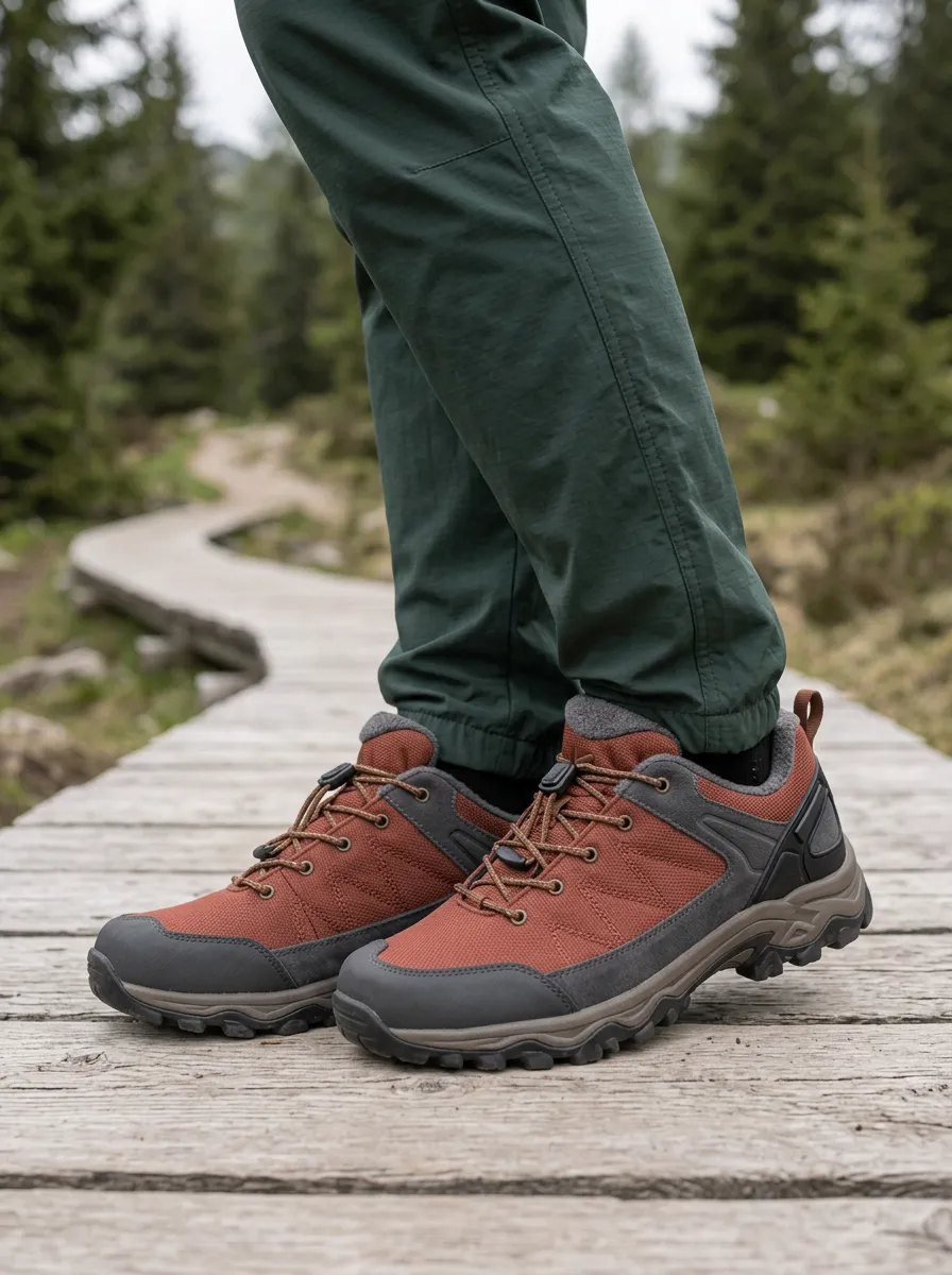 Men's Trail Summit Hiking Mountain Trail Printed Shoes