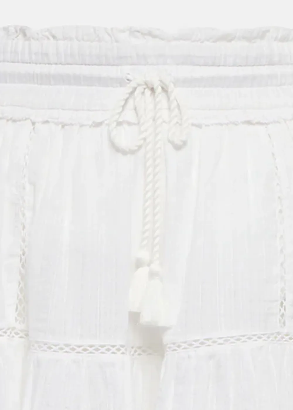 Solid Drawing Skirt