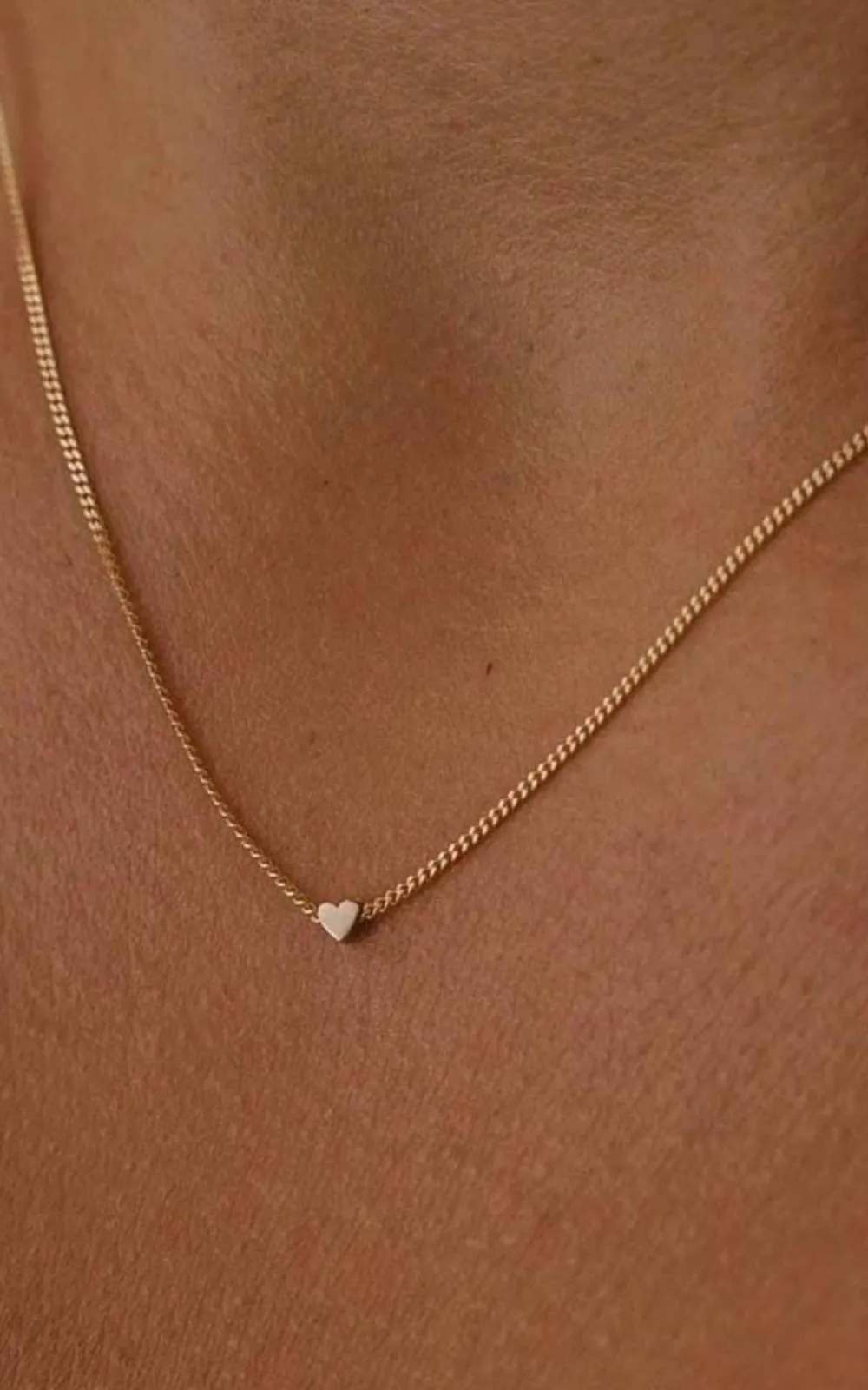 Heart Sleek Chain Necklace