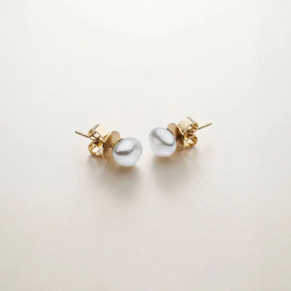 Classic Keshi Pearl South Sea Pearl Earrings