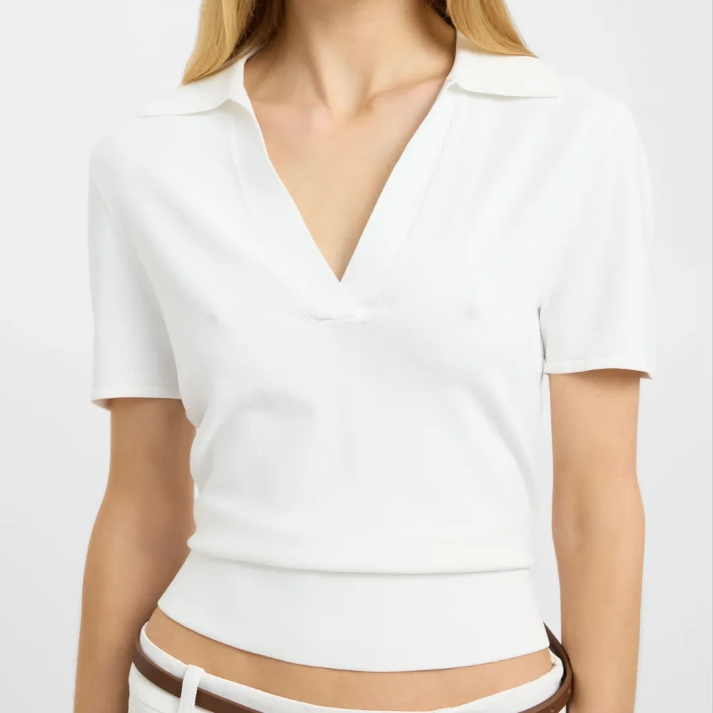 Modern Short Sleeve Women's Polo Top