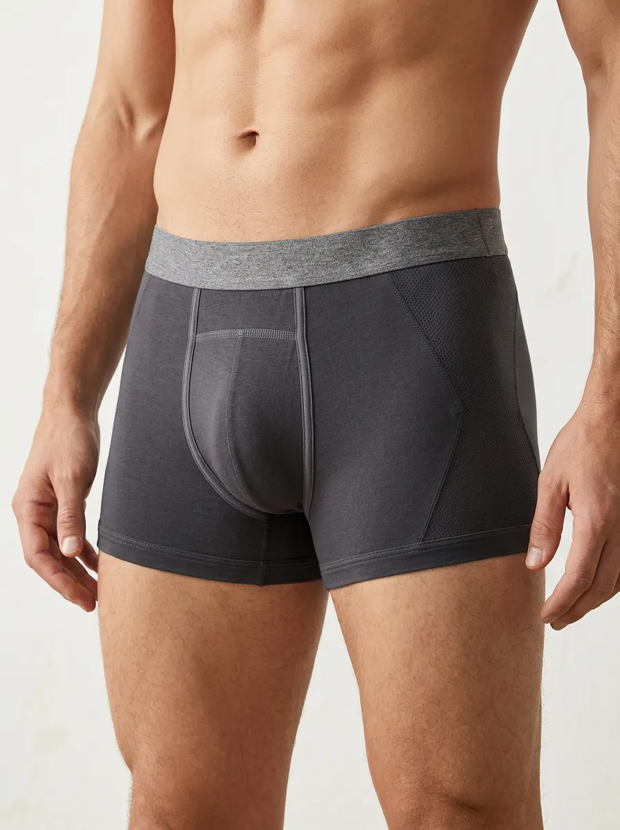 Men's Heritage Athletic Performance Mesh Panel Boxer Briefs