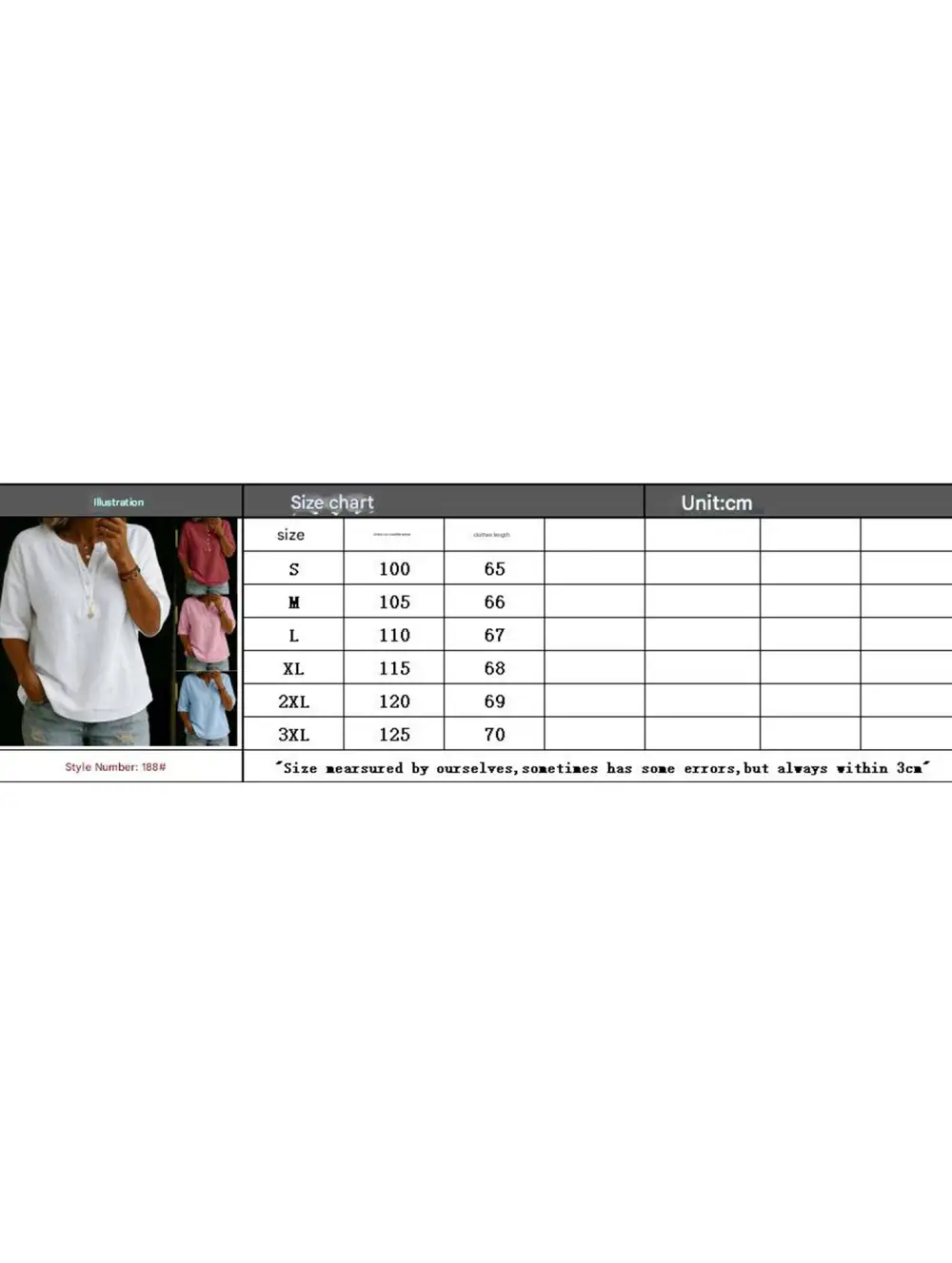 Linen V Neck Loose Shirt