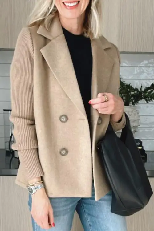 Knit Longline Blazer