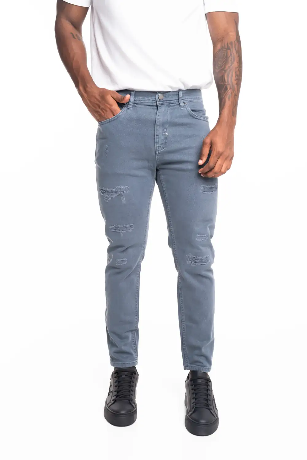 Classic Skinny Cropped Five Pocket Jeans
