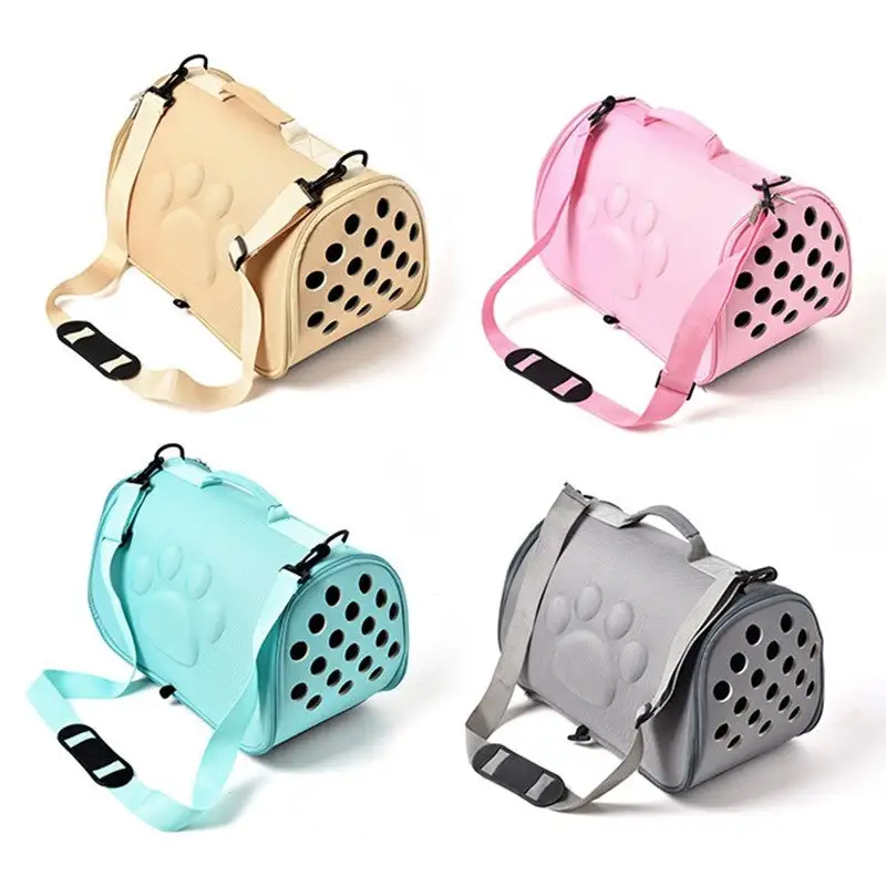 Portable Breathable Pet Travel Diagonal Bag