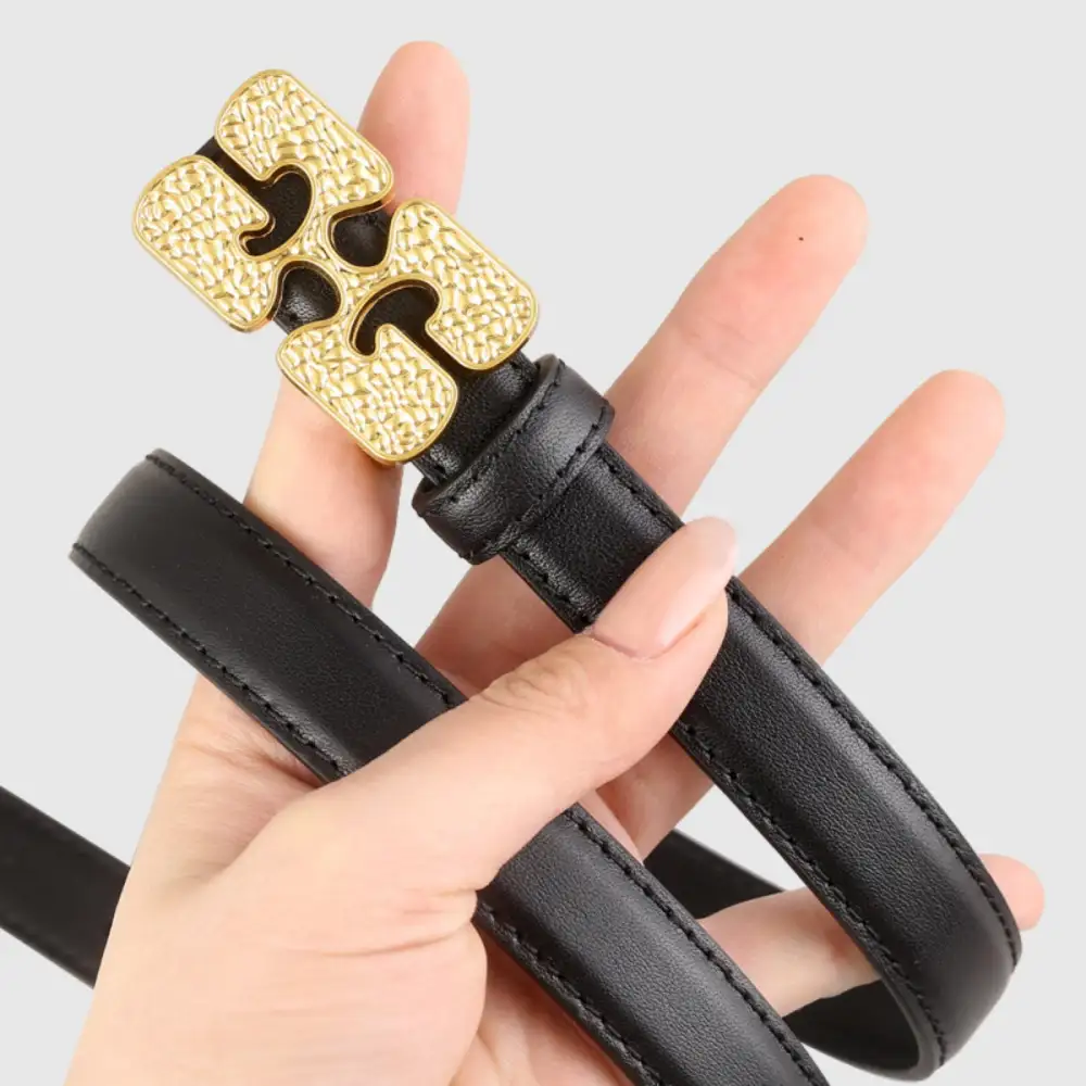 Relaxed Buckle Leather Belt