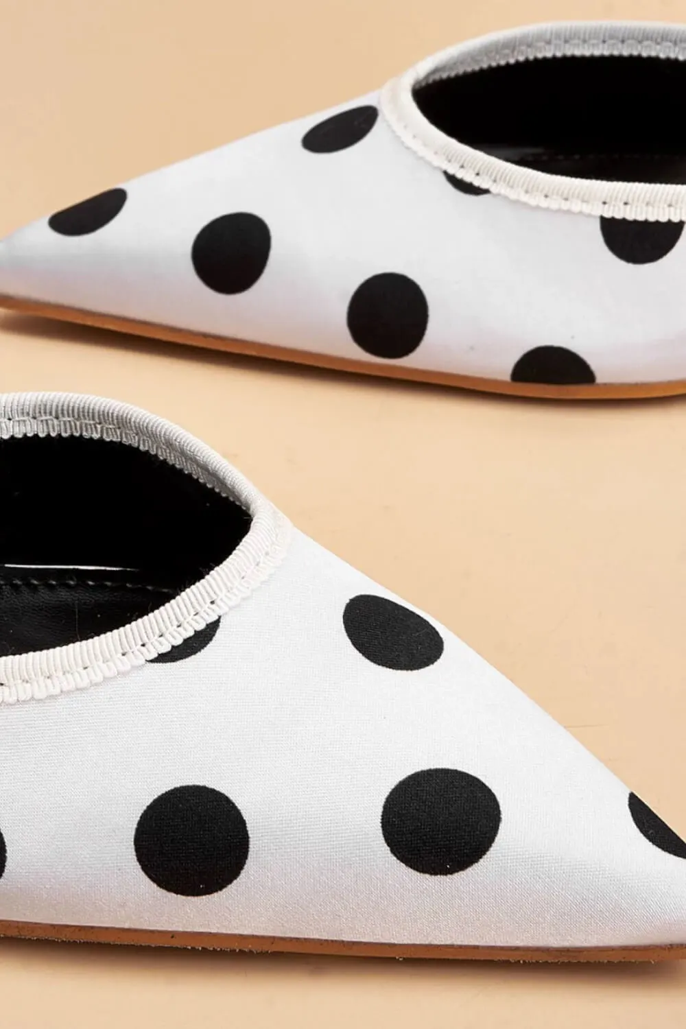 Satin Polka Dot Tie Leg