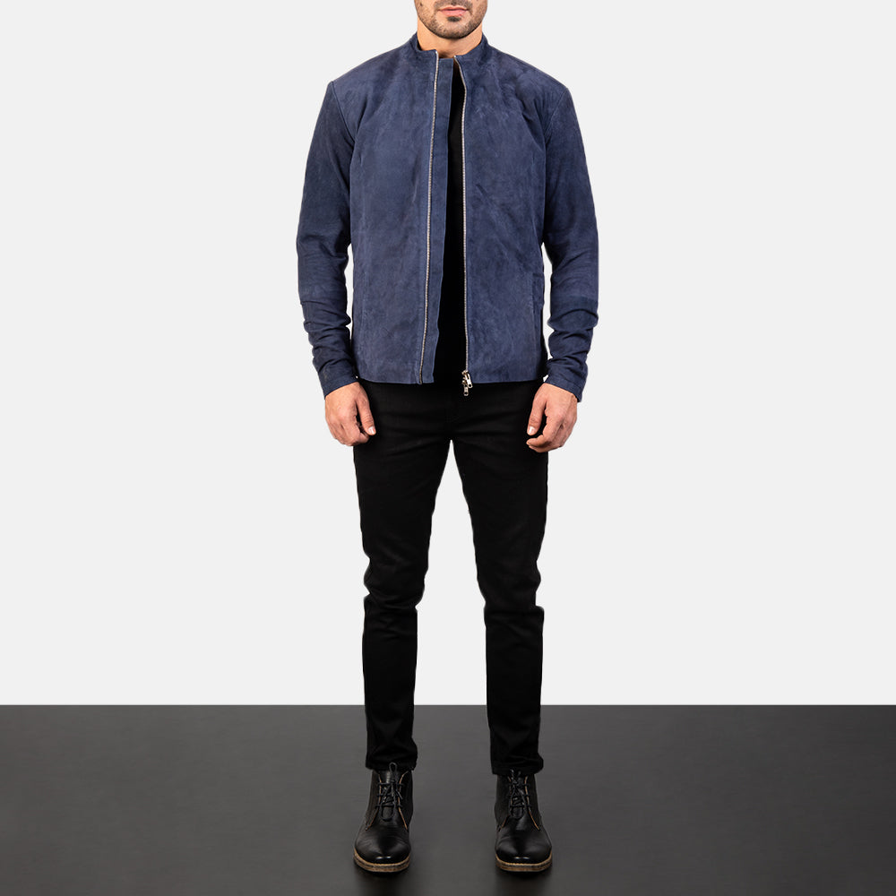 Men's Heritage Biker Suede Jacket
