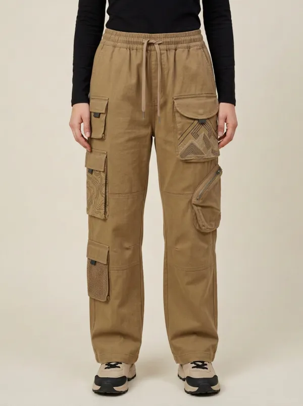 Women's Charcoal Outdoor Mountain Cargo Pants