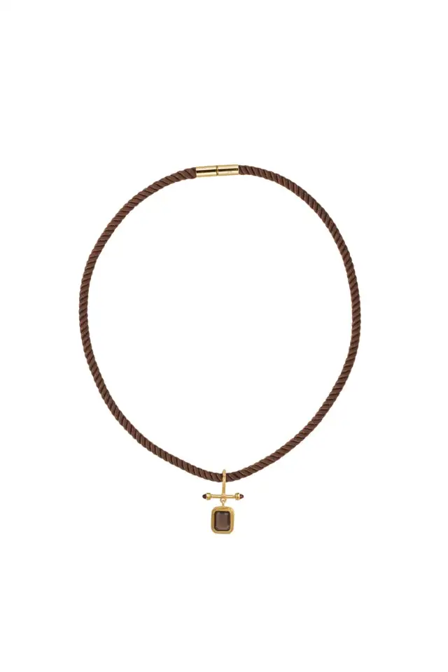 Garnet Quartz Necklace