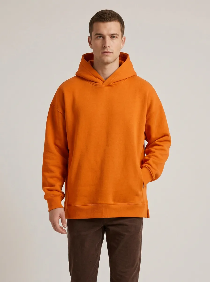 Relaxed Everyday Pullover Unisex Hooded Sweatshirt