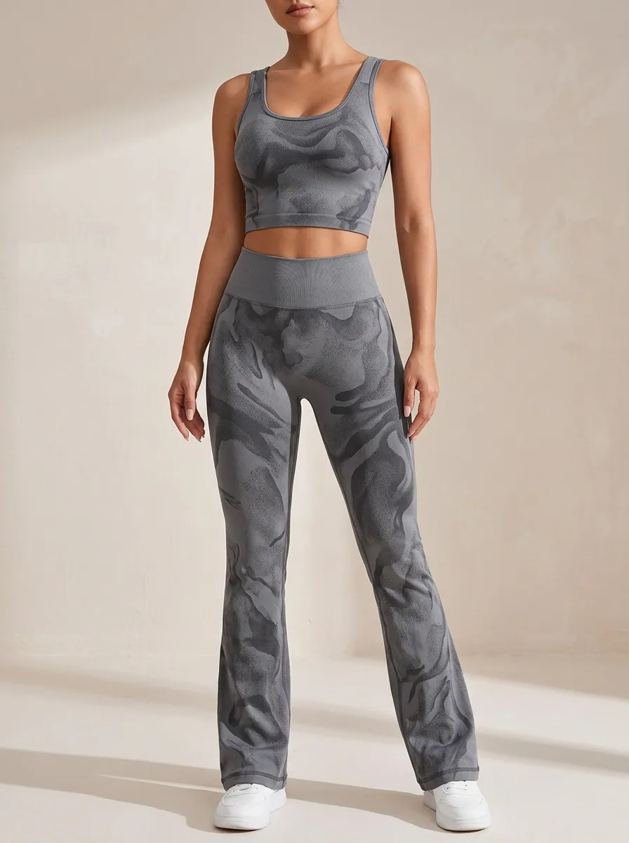 Camouflage Flared Flare Active Set