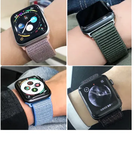 Woven Nylon Strap For Apple Watch   38/40/41 MM     42/44/45/49 MM