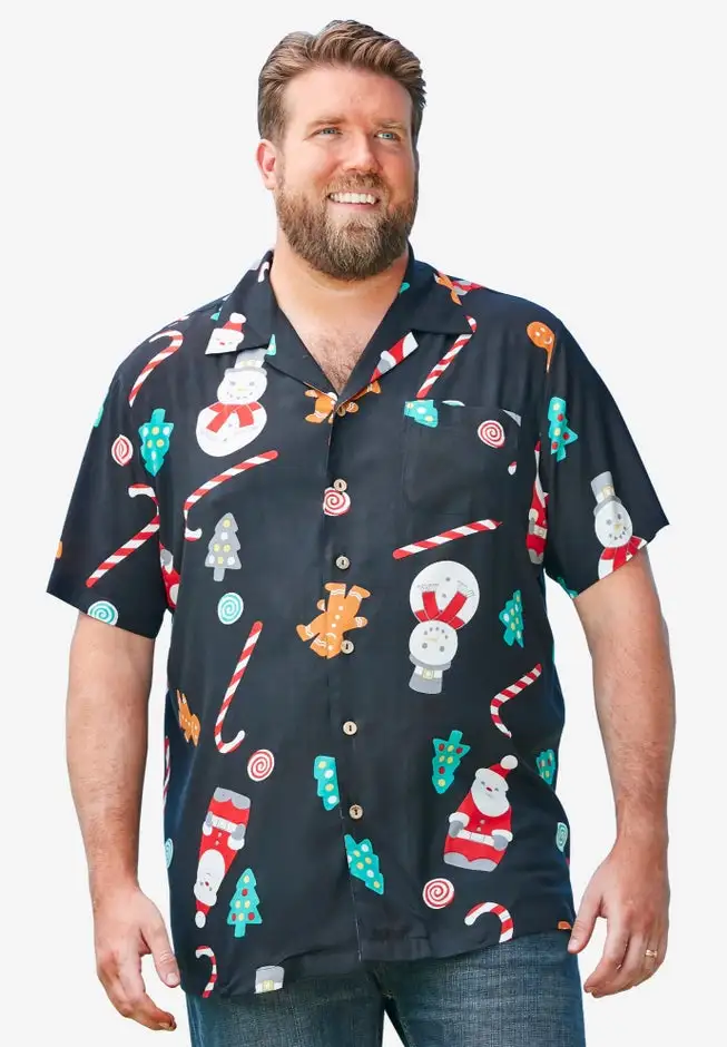 Printed Camp Shirt