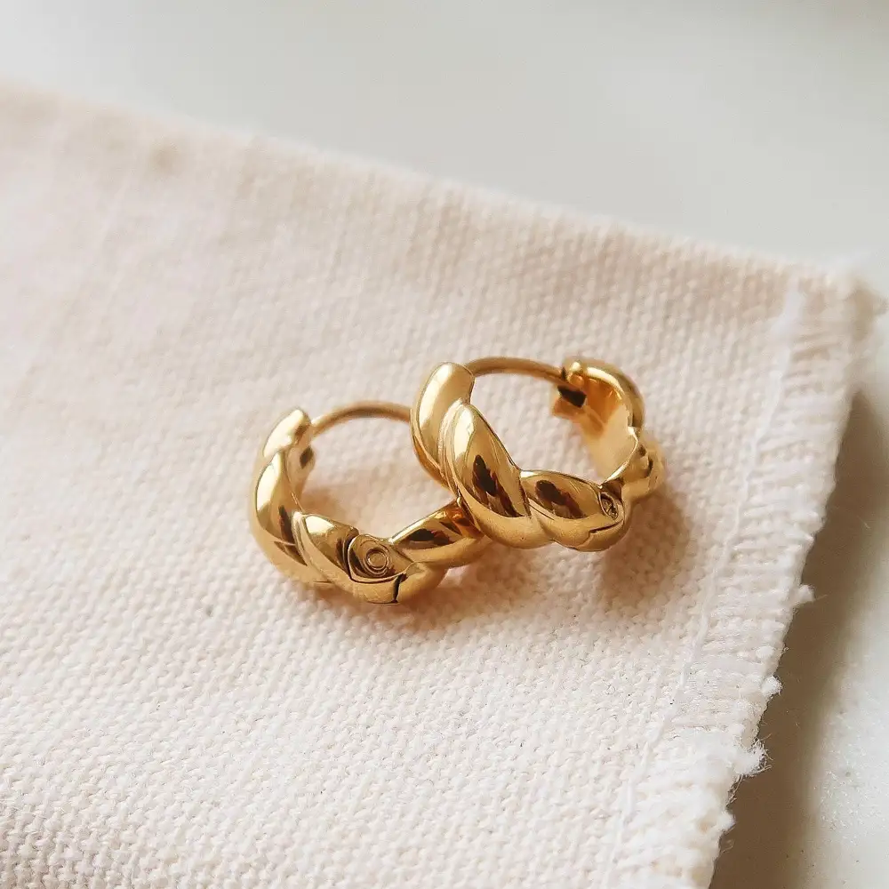Refined Classic Rounded Hoop Earrings