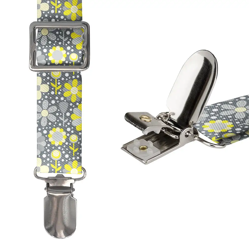 Bloom Floral Pattern Suspenders
