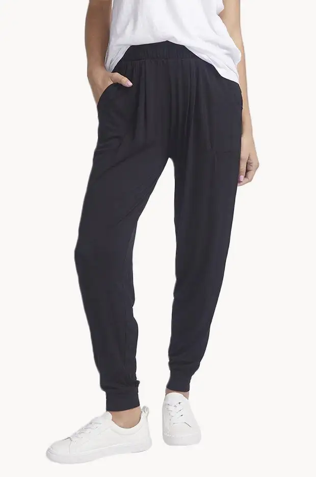 Stretch Tapered Cuff Pants