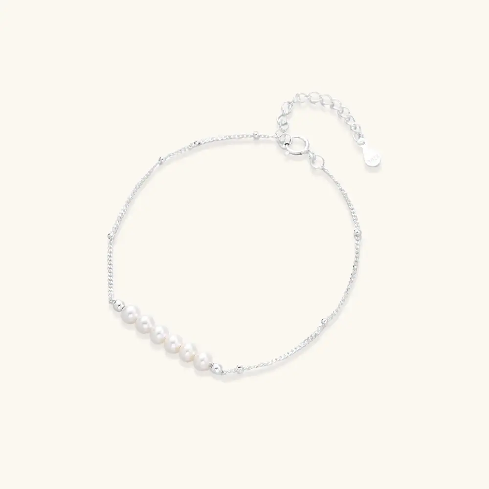 Textured Pearl Bracelet