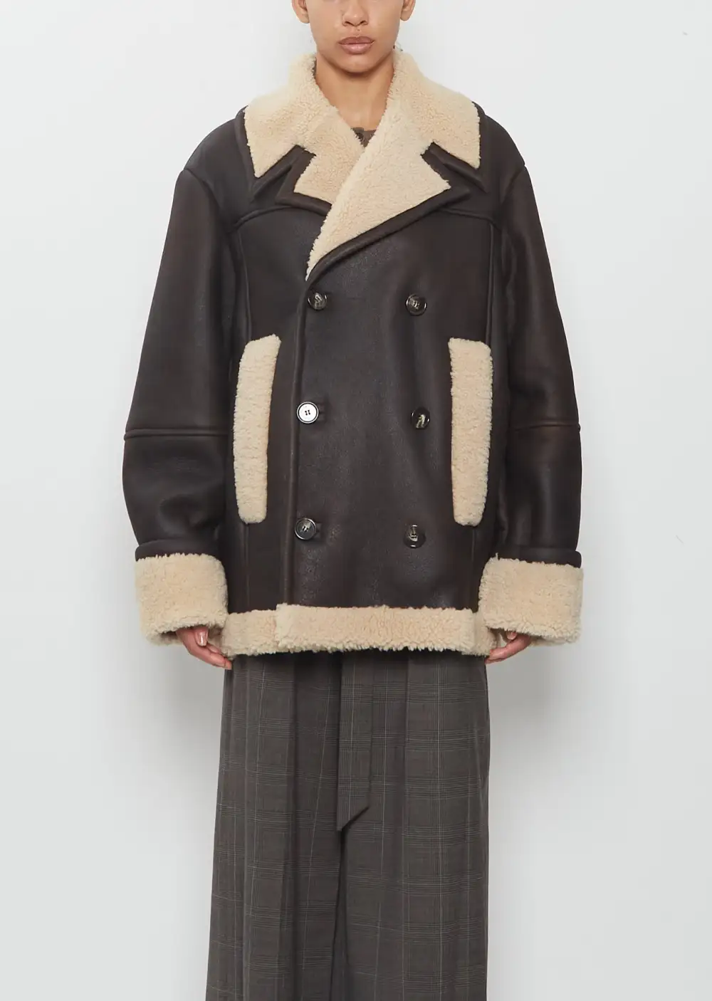 Women's Oversized Double Breasted Jacket