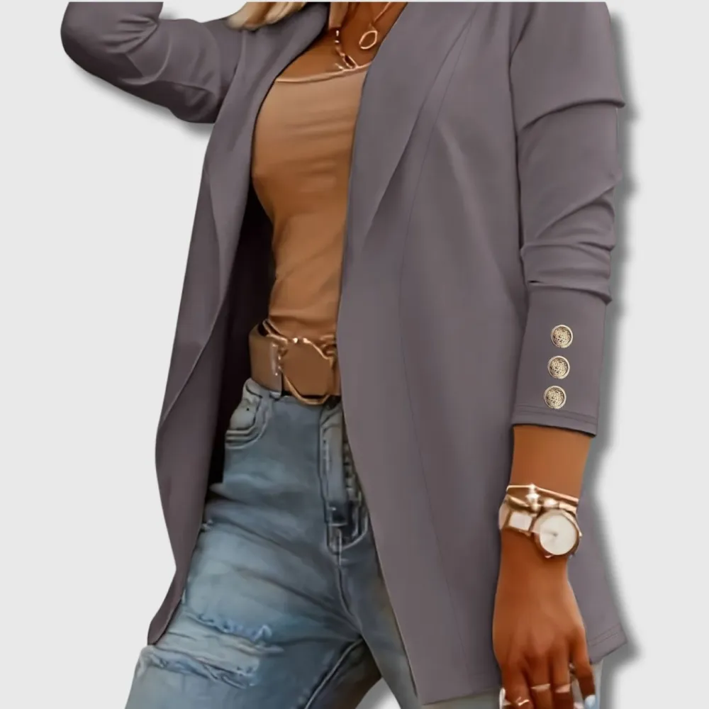 Knit Belted Blazer