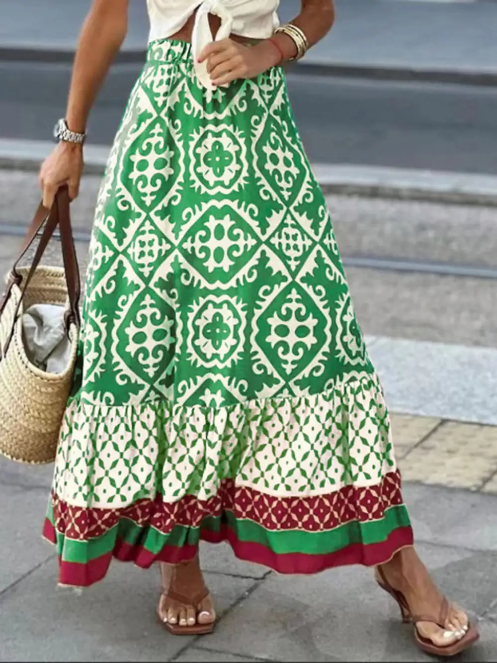 Sharp Geometric Elastic Skirt