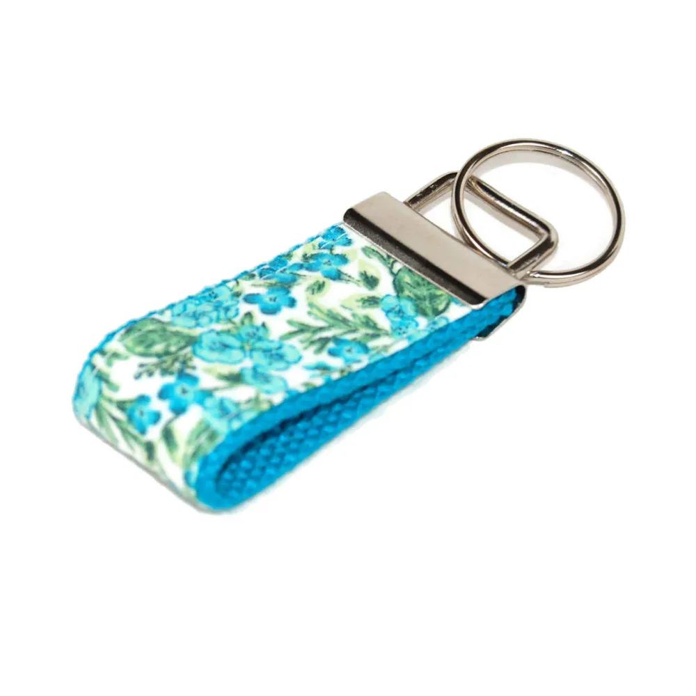 Floral Flowers Fun Keychain