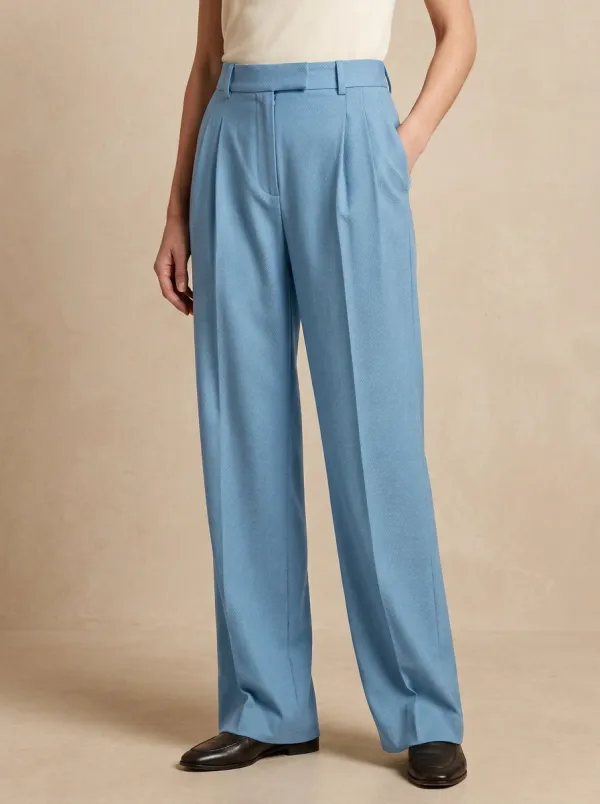 Versatile High Rise Wide Leg Pants