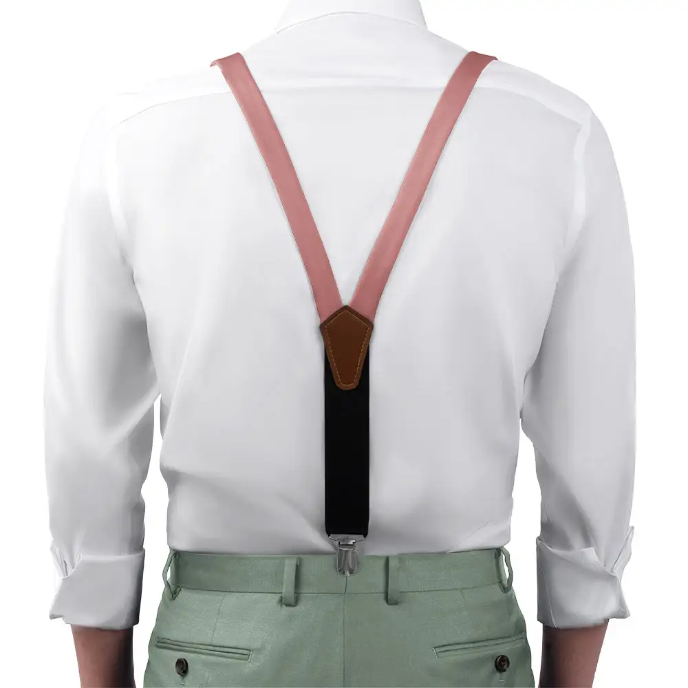 Classic Versatile Solid Tone Suspenders