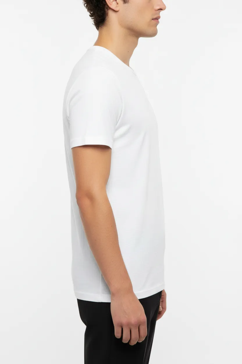 Classic Round Neck Cotton Essential T-Shirt