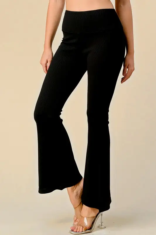 High Rise Flared Pants